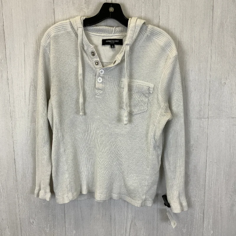 Loyalty Reward Sweatshirt Hoodie By Kenneth Cole In White, Size: M