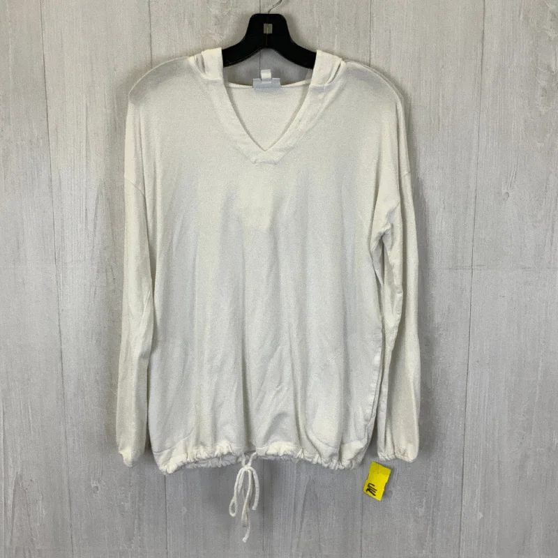 Deal Frenzy Sweatshirt Hoodie By Pure Jill In White, Size: M