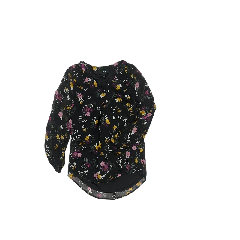 Stock Clearance Top 3/4 Sleeve By Agb In Black, Size:S