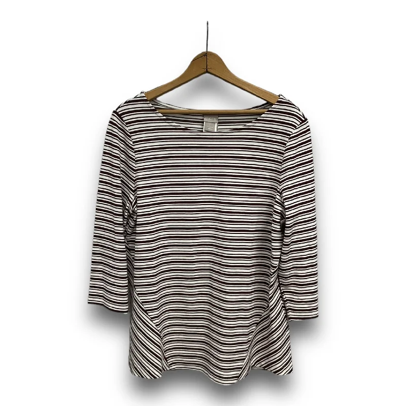 Discount Deals Top 3/4 Sleeve By Chicos  Size: S