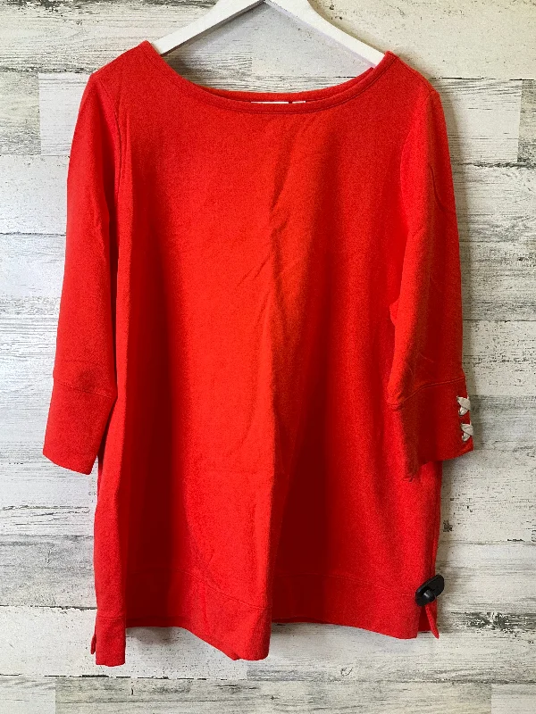 Season Finale Sale Top 3/4 Sleeve By Denim And Company  Size: 1x