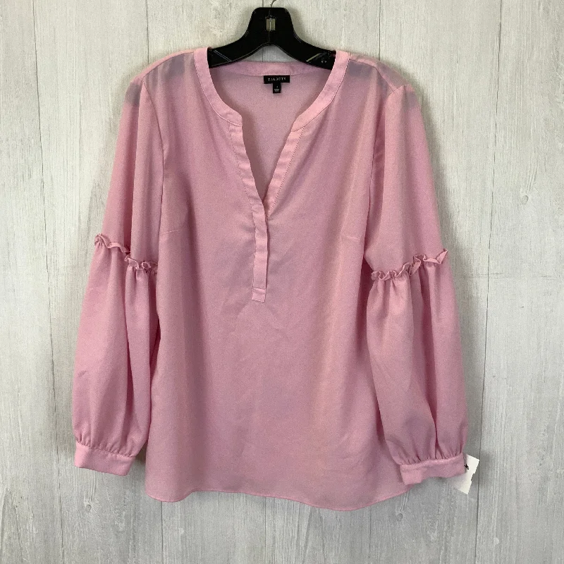 Super Deal Top 3/4 Sleeve By Talbots In Pink, Size: M