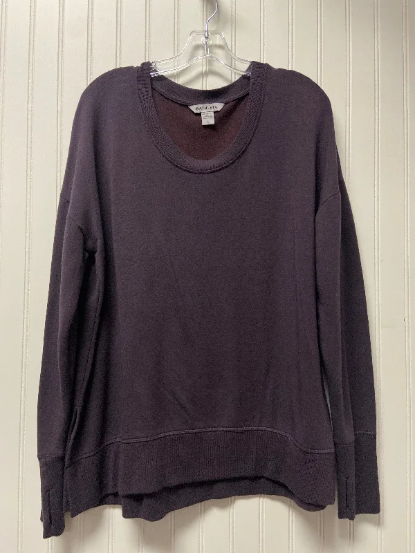 Unbeatable Prices Top Long Sleeve Basic By Athleta In Purple, Size: L