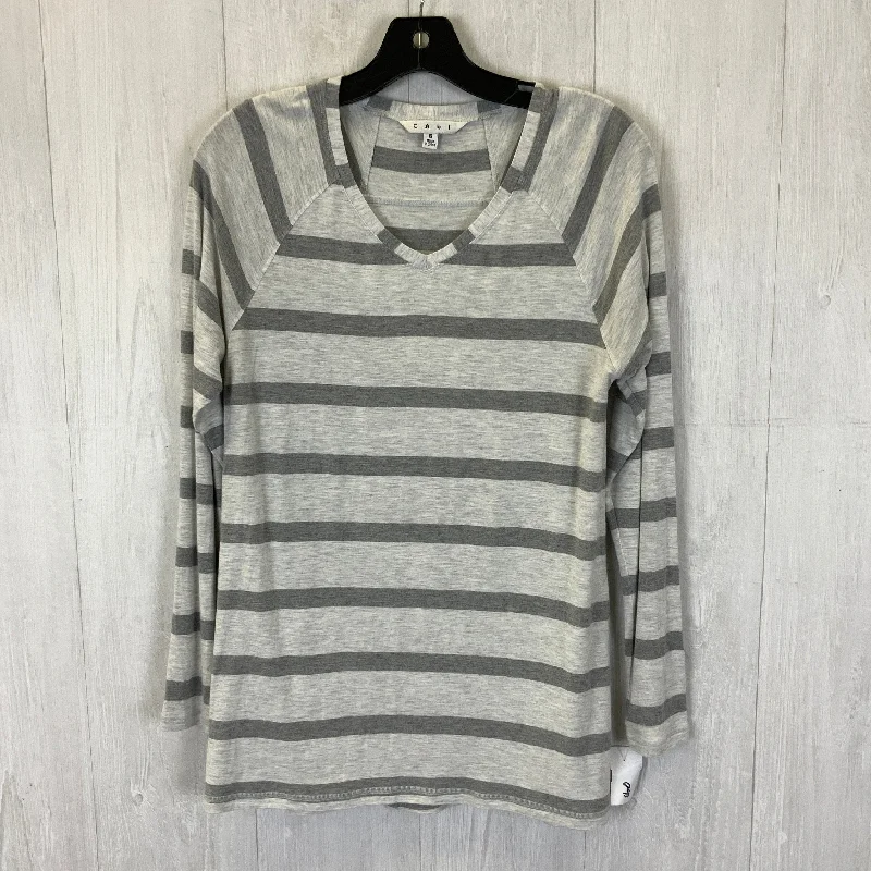 Crazy Deals Top Long Sleeve Basic By Cabi In Grey, Size: S