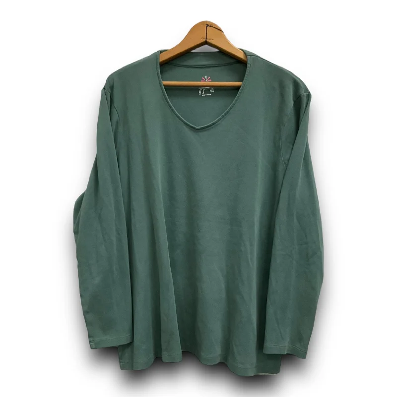 Sale Event Top Long Sleeve Basic By Isaac Mizrahi Live Qvc  Size: L