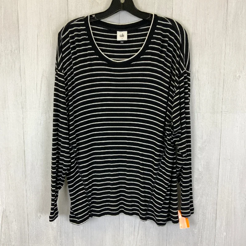 Low Prices Top Long Sleeve By Cabi In Black, Size: S