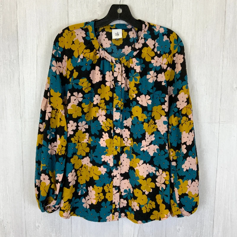 Seasonal Clearance Top Long Sleeve By Cabi In Black, Size: S