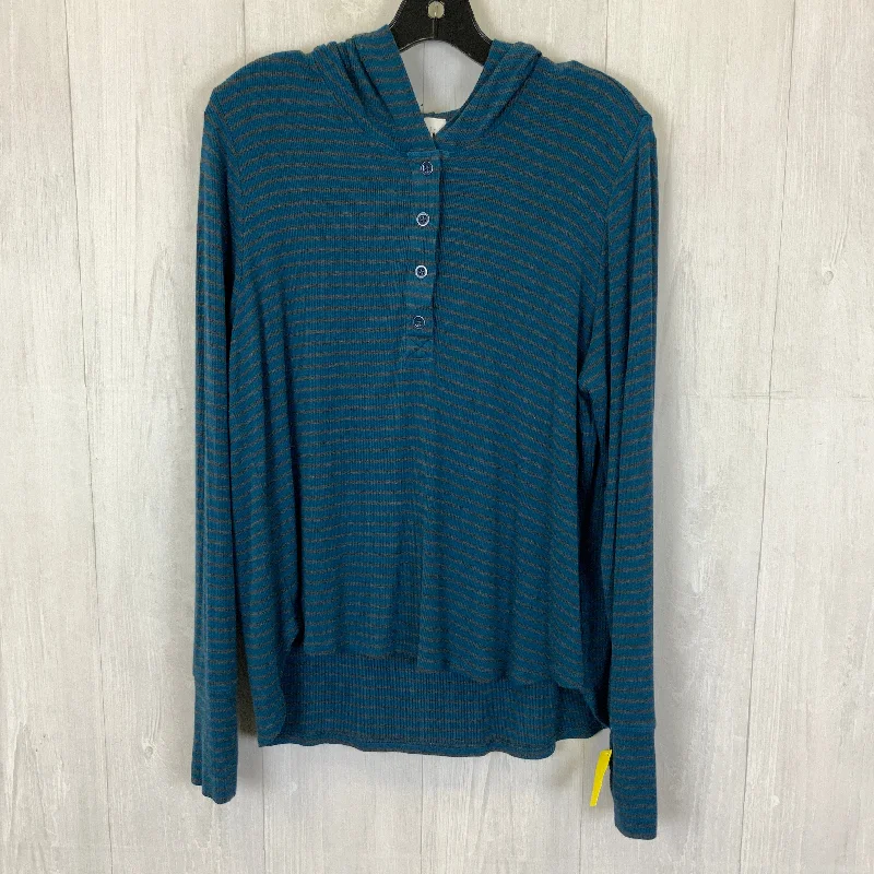 Big Discounts Top Long Sleeve By Cabi In Teal, Size: L