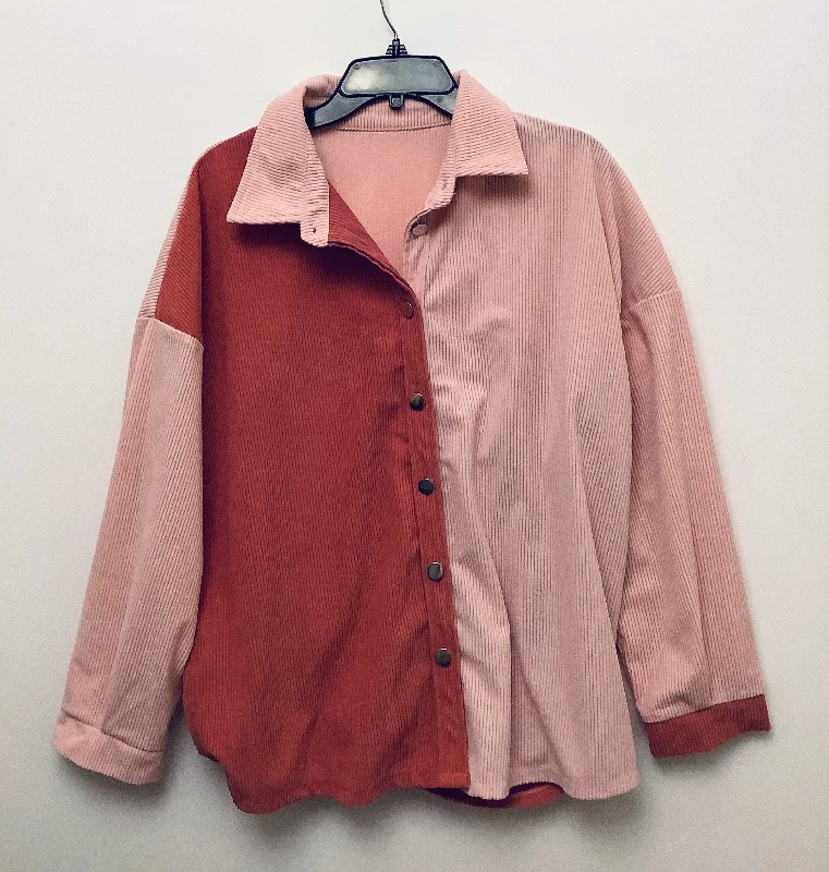 Extra Savings Top Long Sleeve By Cme In Pink, Size: M