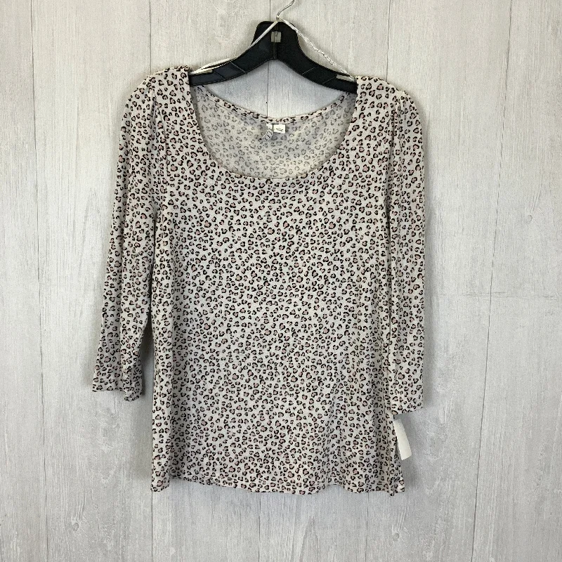 Epic Deals Top Long Sleeve By Elle In White, Size: L