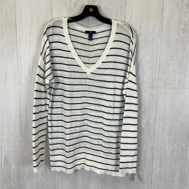 Today’s Special Top Long Sleeve By Gap In Black & White, Size: L