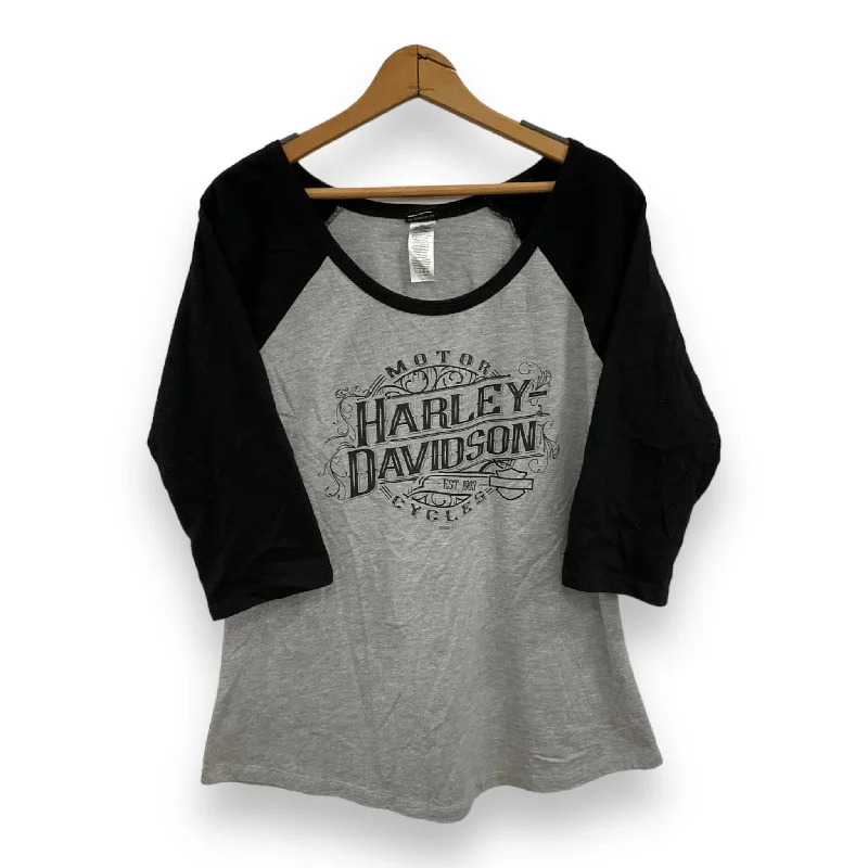 Don't Miss Top Long Sleeve By Harley Davidson  Size: L