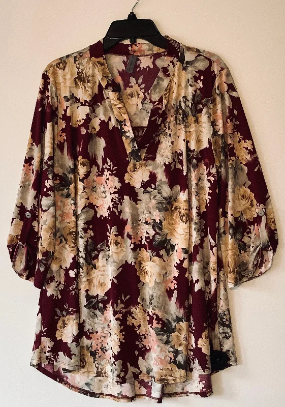 Sale Event Top Long Sleeve By Honeyme In Purple, Size: Xl