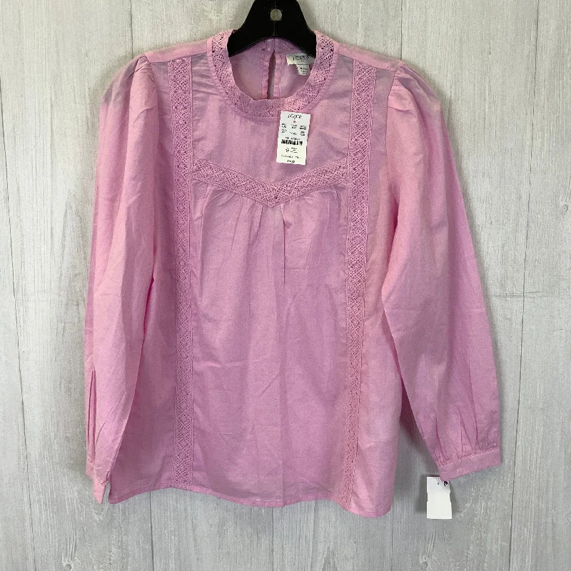 Clearance Items Top Long Sleeve By J. Crew In Pink, Size: Xxs
