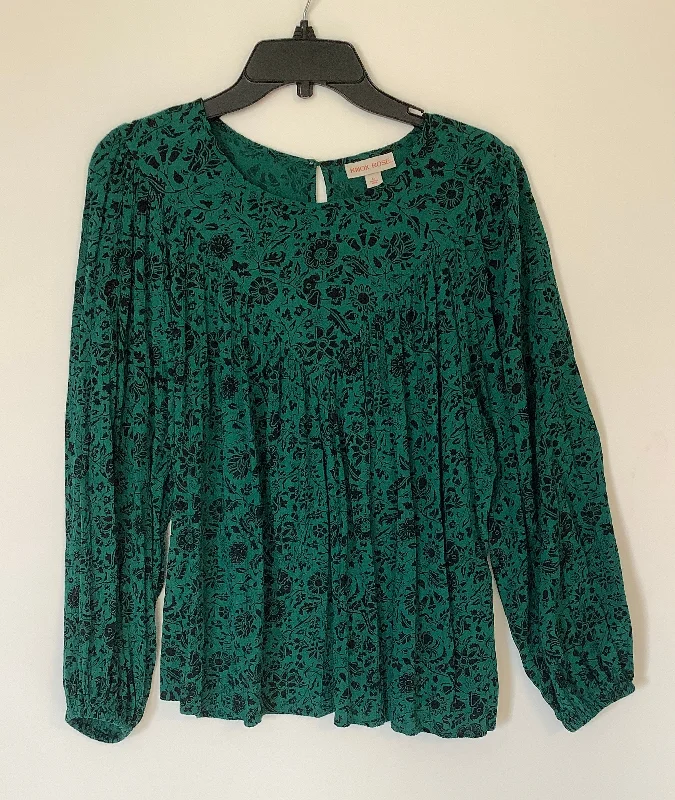 Price Slash Top Long Sleeve By Knox Rose In Green, Size: Xl