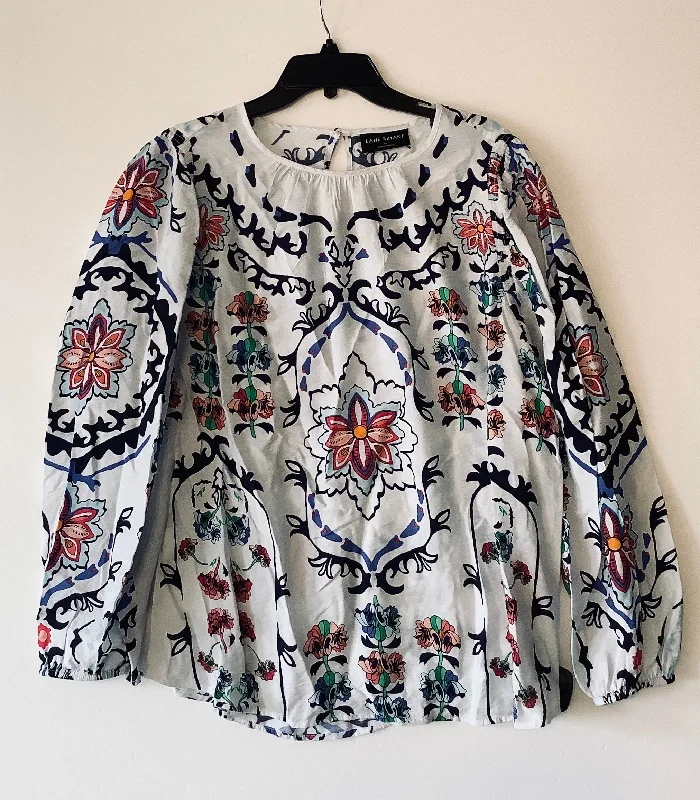 Value Deals Top Long Sleeve By Lane Bryant In White, Size: L