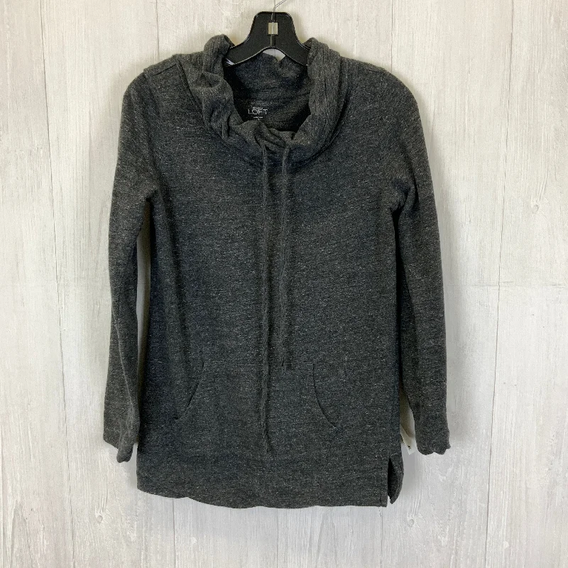 Deal Explosion Top Long Sleeve By Loft In Grey, Size: M