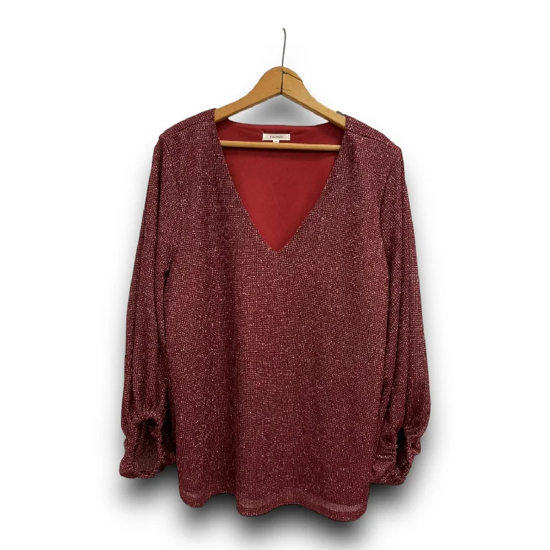 Seasonal Clearance Top Long Sleeve By Maurices  Size: Xl