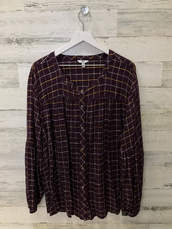 Buy More, Save More Top Long Sleeve By Sonoma  Size: 3x