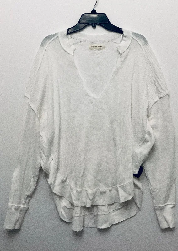 Bargain Blast Top Long Sleeve By We The Free In White, Size: Xs