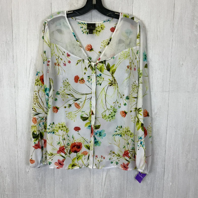 Mega Sale Top Long Sleeve By Worthington In White, Size: L