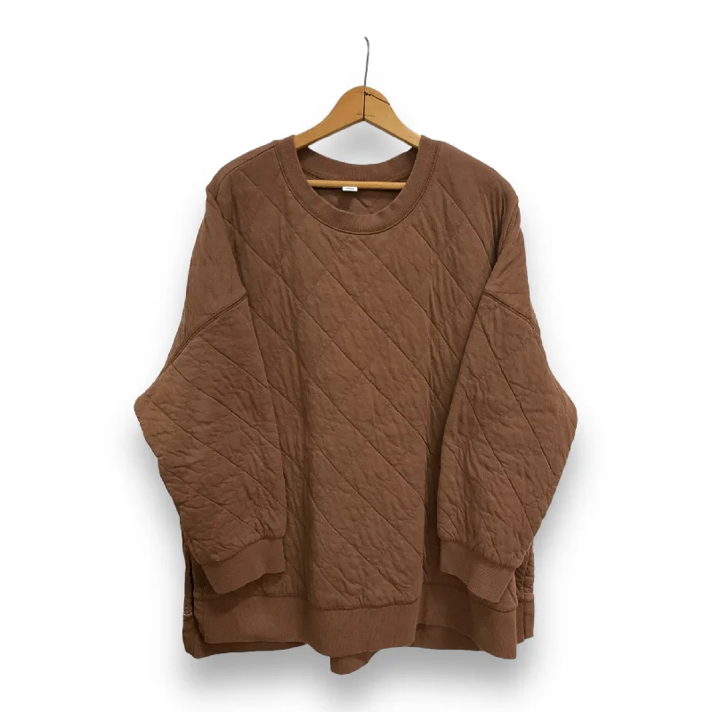 Super Sale Top Long Sleeve Fleece Pullover By Old Navy  Size: Xxl