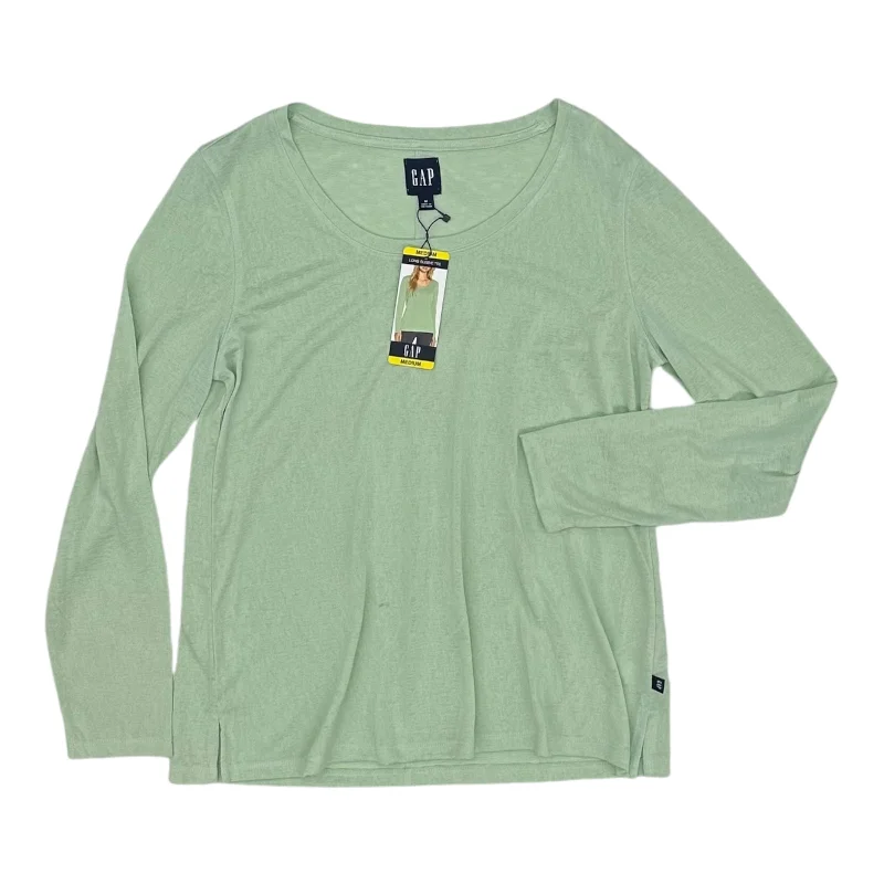 Great Deals Top Ls Basic By Gap In Green, Size:M