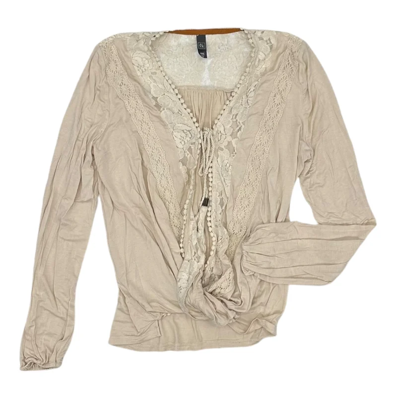 Online Specials Top Ls By Alya In Beige, Size:Xxs