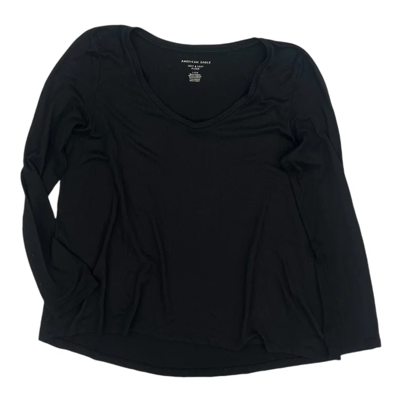 Steals and Deals Top Ls By American Eagle In Black, Size:L