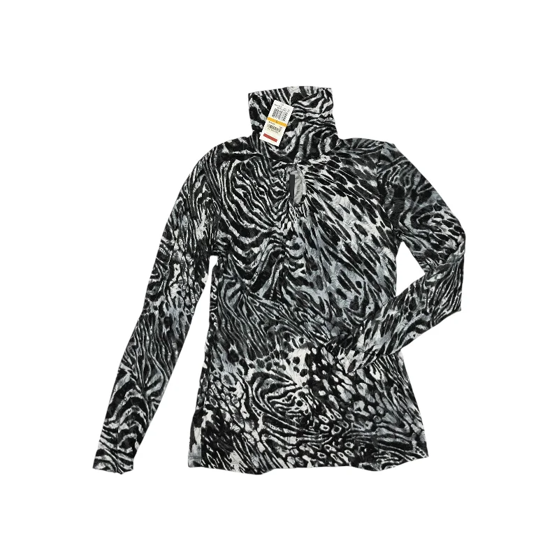 Exclusive Savings Top Ls By Cable And Gauge In Black & Grey, Size:S