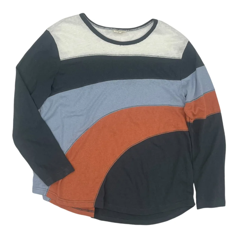Great Deals Top Ls By Cotton Bleu In Blue & Orange, Size:L