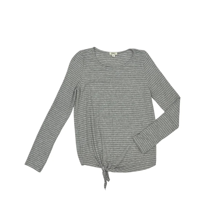 Best Bargains Top Ls By Dylan In Grey, Size:Xs