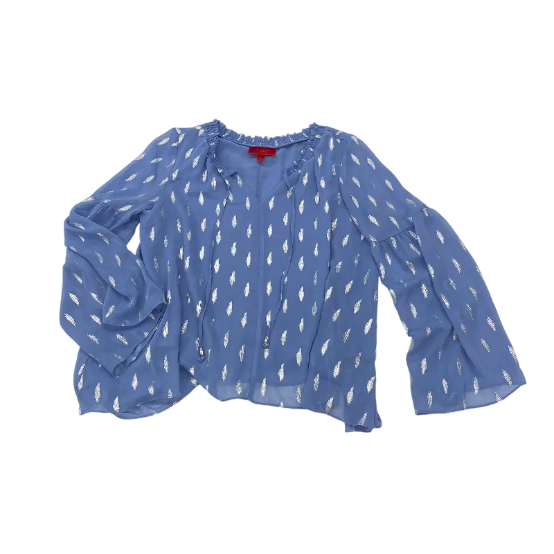 Special Savings Top Ls By Jennifer Lopez In Blue, Size:S