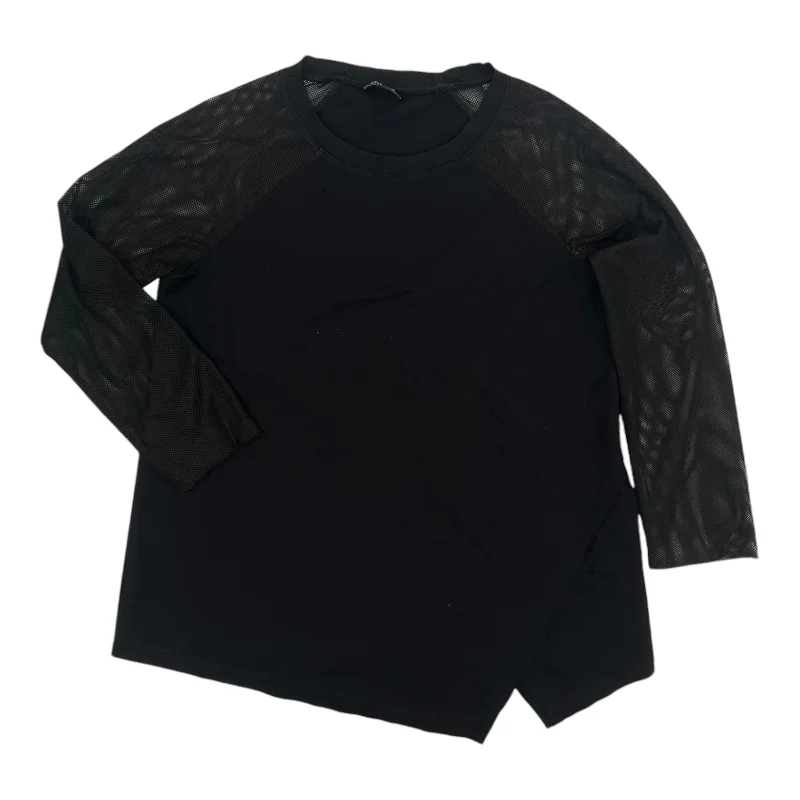 Shop and Save Top Ls By Jones New York In Black, Size:M