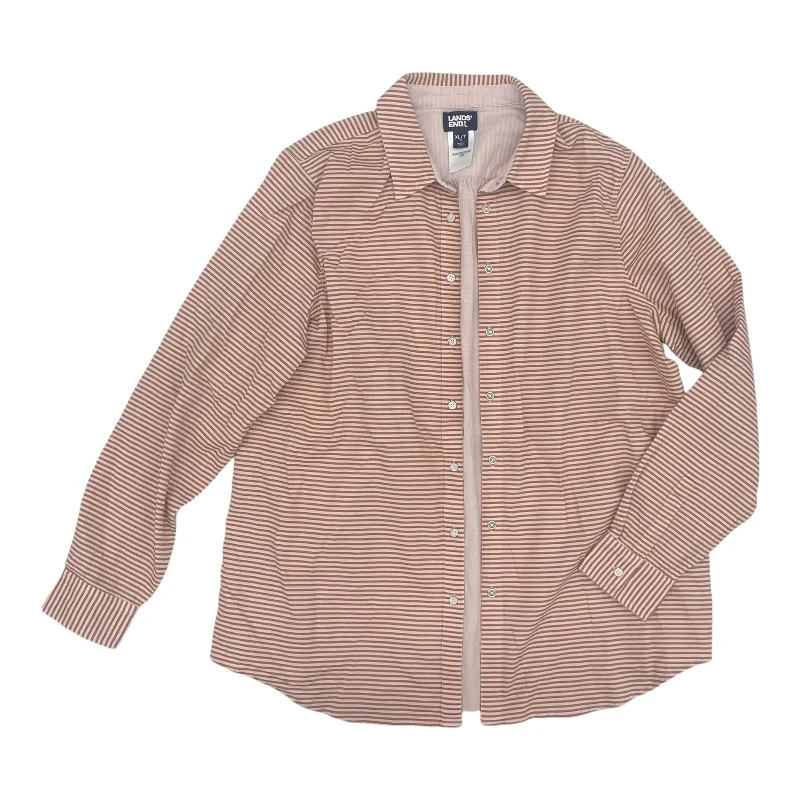 Early Access Top Ls By Lands End In Pink, Size:Xl