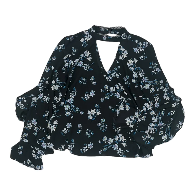 Savings Galore Top Ls By Living Doll In Black, Size:S