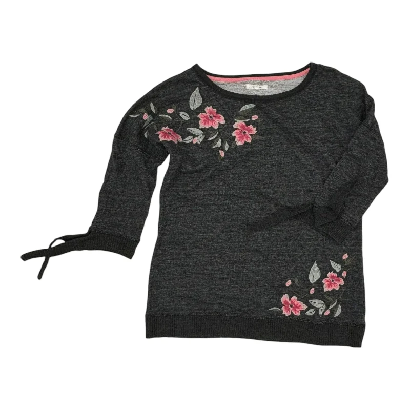 Super Savings Top Ls By Maurices In Grey, Size:S