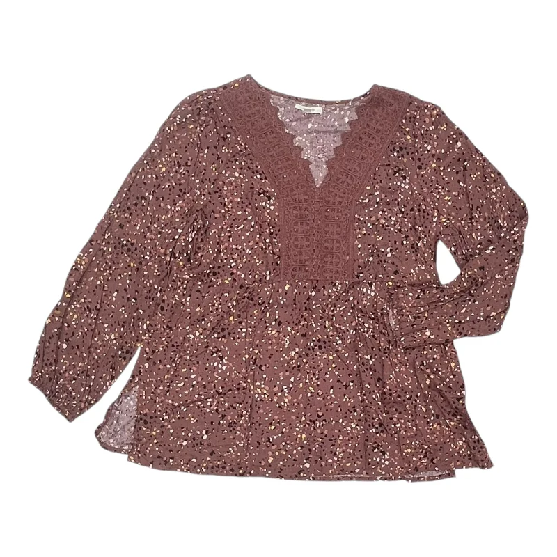 Today Only Top Ls By Maurices In Mauve, Size:M