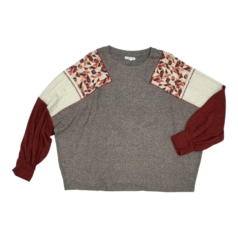 Get It Before It’s Gone Top Ls By Maurices In Tan, Size:L