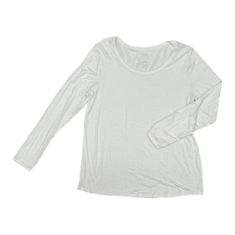 Price Buster Top Ls By Maurices In White, Size:L