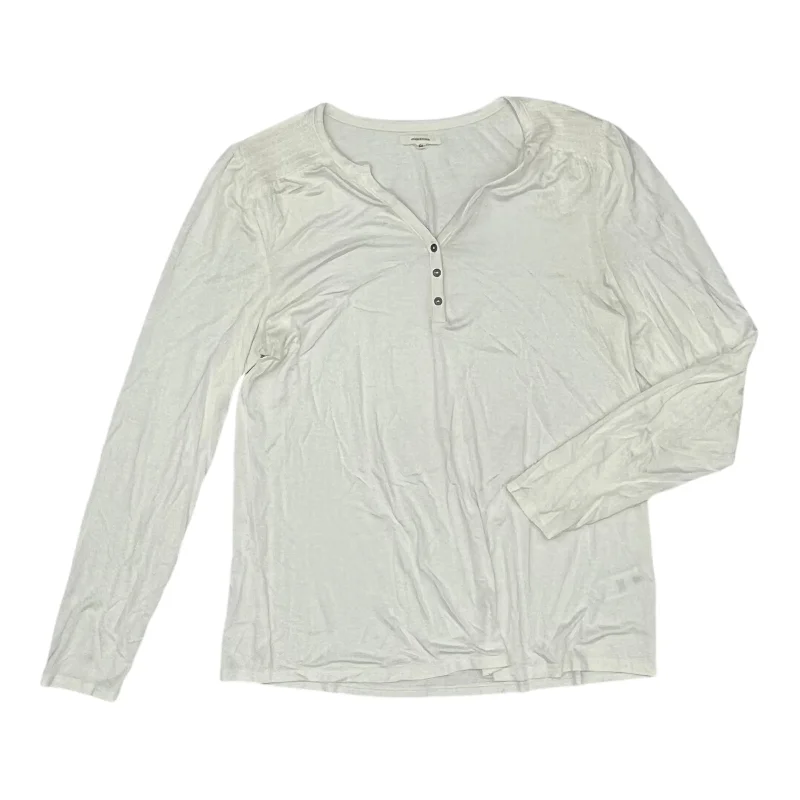 Hot Deal Top Ls By Maurices In White, Size:M