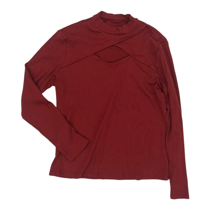 Great Bargains Top Ls By New York And Co In Red, Size:Xl