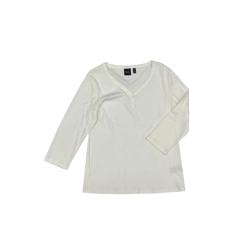 Lowest Price Top Ls By Rafaella In White, Size:L