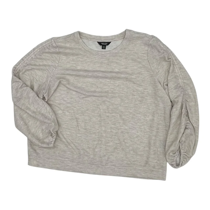 Deal of the Day Top Ls By Simply Vera In Tan, Size:2X