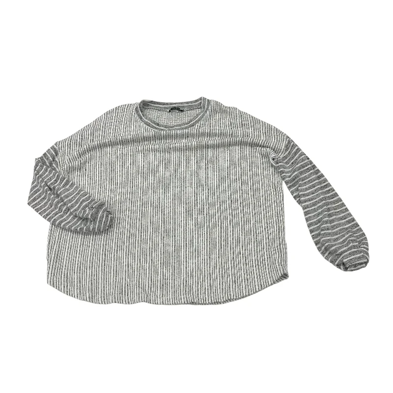 Must-Have Deals TOP LS By STACCATO In GREY & WHITE, Size:L