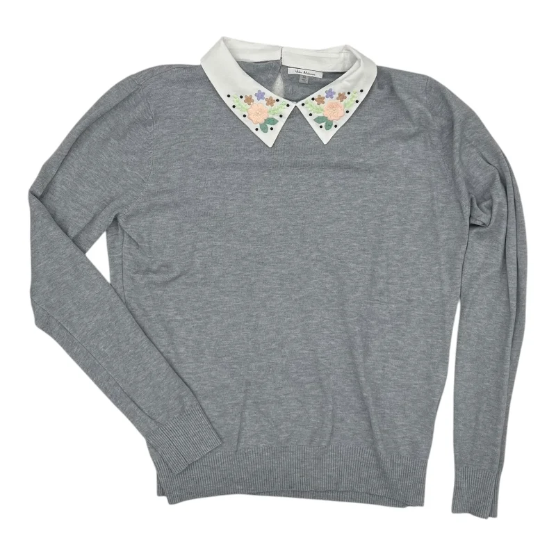 Lowest Prices Top Ls By Vila Milano In Grey, Size:Xl