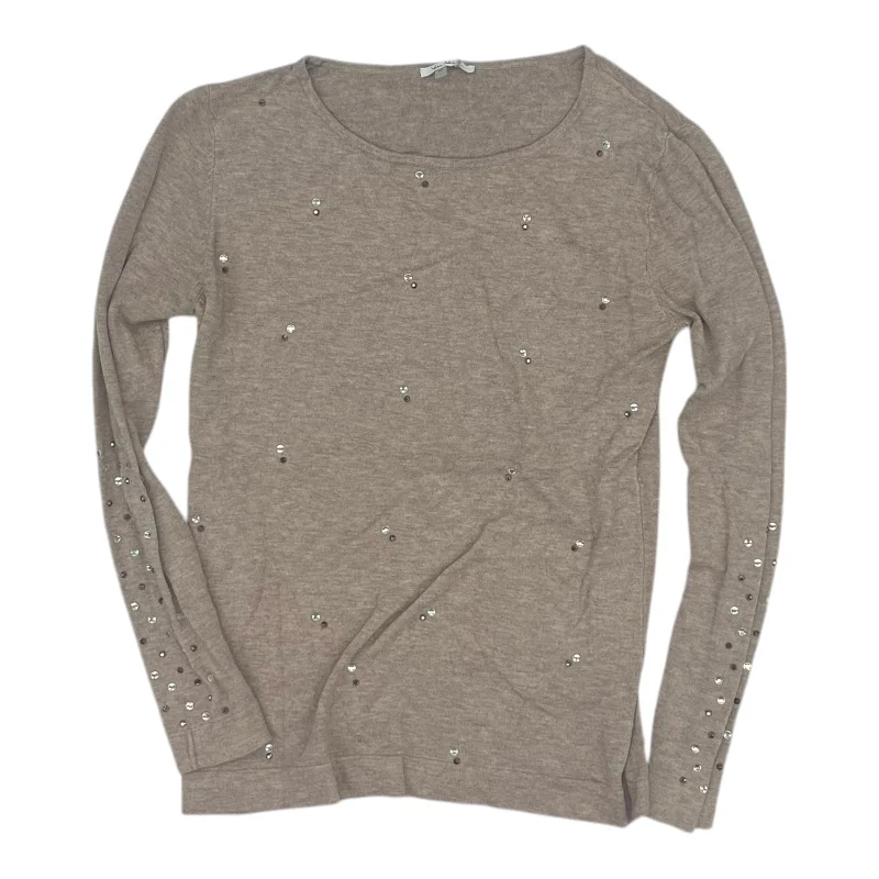 Grand Opening Sale Top Ls By Vila Milano In Tan, Size:M