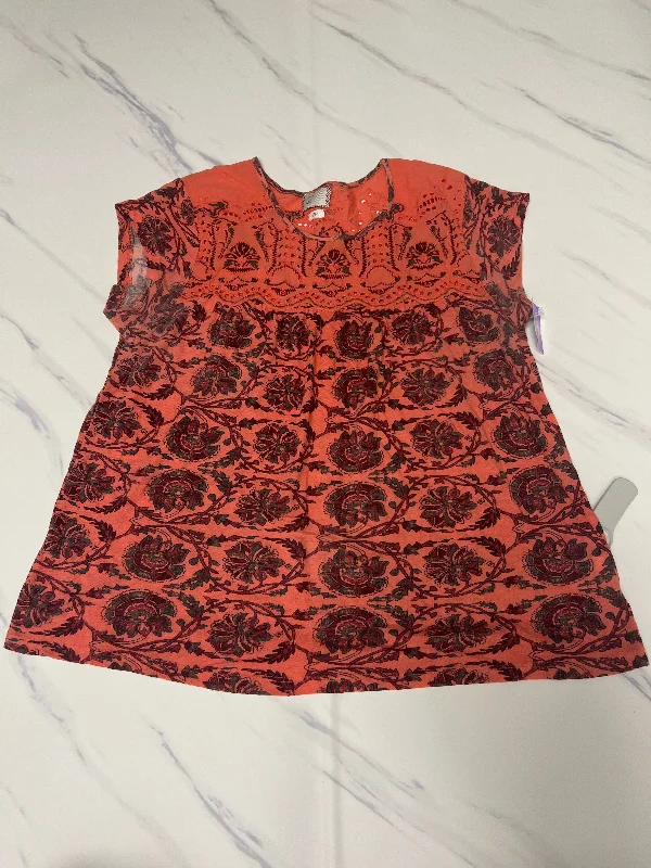 Overstock Top Short Sleeve Basic By Anthropologie  Size: M