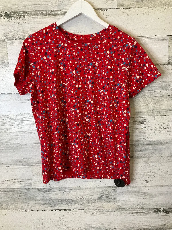 Super Deal Top Short Sleeve Basic By Lands End  Size: Petite   Small
