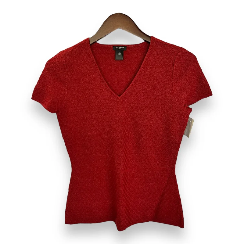 Overstock Top Short Sleeve By Ann Taylor O  Size: M